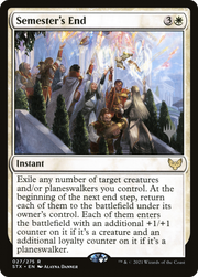 Semester's End (PPSTX-27P) - Strixhaven: School of Mages Promos Foil