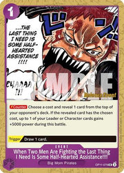 When Two Men Are Fighting the Last Thing I Need Is Some Half-Hearted Assistance!!!! (OP11-079) - A Fist of Divine Speed Release Event Cards