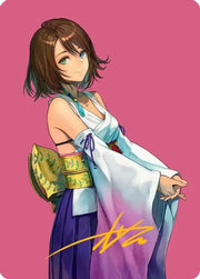 Yuna, Hope of Spira Art Card (Gold-Stamped Signature) (AAFIN-048) - Art Series: FINAL FANTASY
