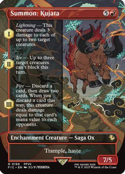 Summon: Kujata (Borderless) (FIC-199) - Commander: FINAL FANTASY Foil
