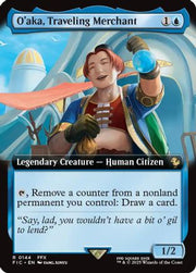O'aka, Traveling Merchant (Extended Art) (FIC-144) - Commander: FINAL FANTASY