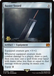 Buster Sword (PRE-255) - Prerelease Cards Foil