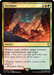 Decimate (Surge Foil) (FIC-323) - Commander: FINAL FANTASY Foil
