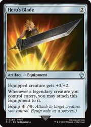 Hero's Blade (Surge Foil) (FIC-345) - Commander: FINAL FANTASY Foil