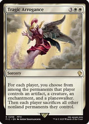 Tragic Arrogance (Surge Foil) (FIC-258) - Commander: FINAL FANTASY Foil