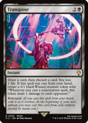 Transpose (Surge Foil) (FIC-052) - Commander: FINAL FANTASY Foil