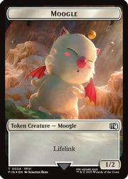 Moogle (0034) // Treasure (0036) Double-Sided Token (Surge Foil) (FIN-34 // 36) - FINAL FANTASY Foil