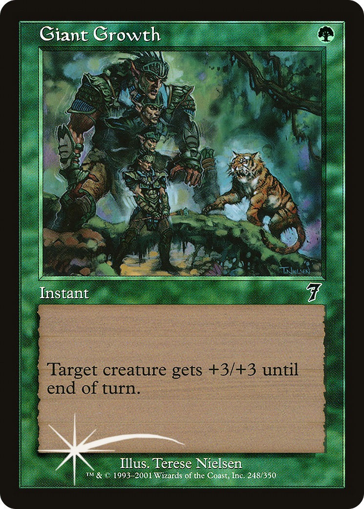 Giant Growth (7ED-248★) - Seventh Edition Foil