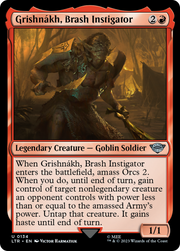 Grishnákh, Brash Instigator (LTR-134) - The Lord of the Rings: Tales of Middle-earth Foil