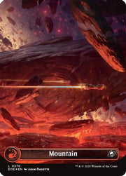 Mountain (0370) (Borderless) (Galaxy Foil) (EOE-370) - Edge of Eternities Foil