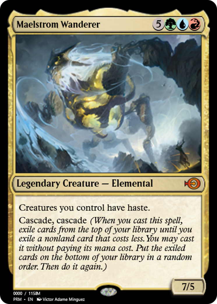 Maelstrom Wanderer (PRM-86190) - Magic Online Promos Foil