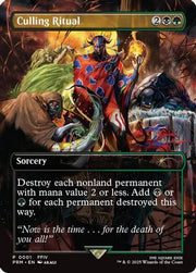Culling Ritual (WPN-001) - WPN & Gateway Promos