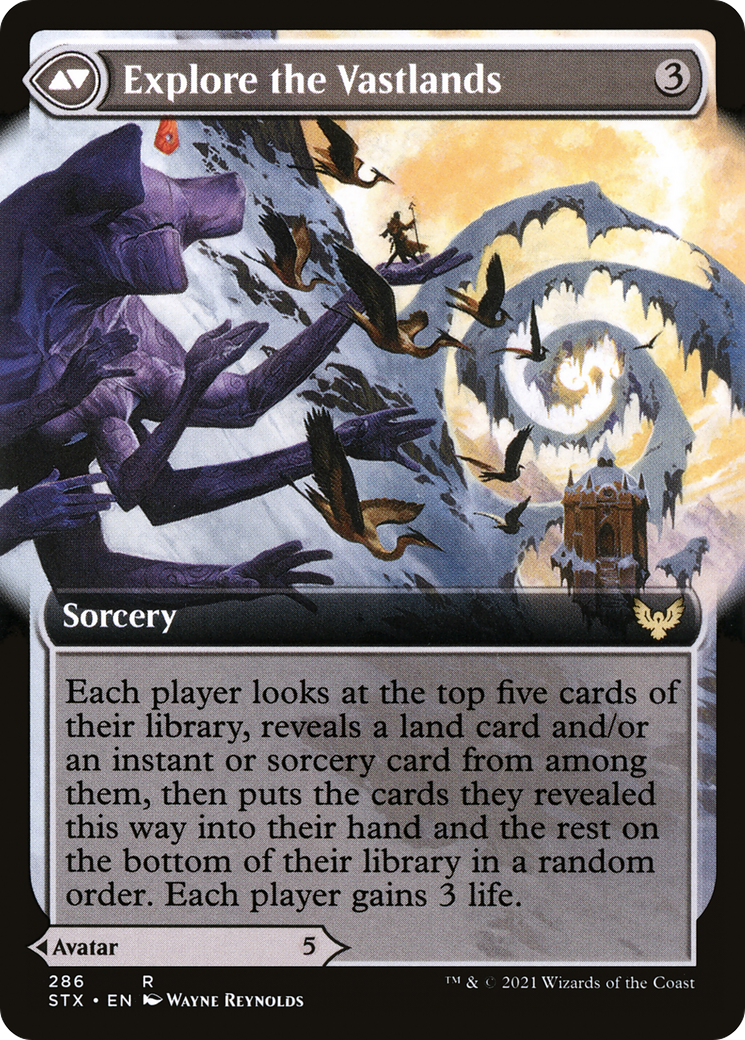 Wandering Archaic // Explore the Vastlands (STX-286) - Strixhaven: School of Mages: (Extended Art)