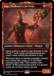 Anax, Hardened in the Forge (PRM-79863) - Magic Online Promos: (enchantment) Foil
