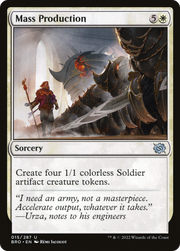 Mass Production (BRO-015) - The Brothers' War Foil
