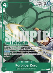 Roronoa Zoro (Winner Pack 2025 Vol. 3) (EB02-019) - One Piece Promotion Cards Foil
