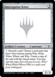 Interrogation Robot (-) - Un-Known Event Playtest Cards
