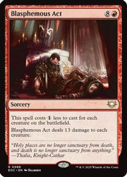 Blasphemous Act (EOC-086) - Commander: Edge of Eternities