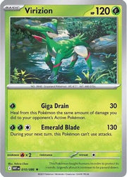 Virizion 010/086  - Holofoil SV White Flare - Rare