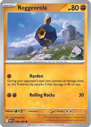 Roggenrola 046/086  - Reverse Holofoil SV White Flare - Common