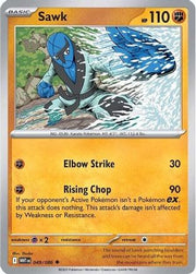 Sawk 049/086  - Reverse Holofoil SV White Flare - Uncommon