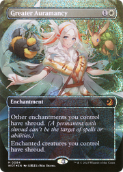 Greater Auramancy (WOT-084) - Wilds of Eldraine: Enchanting Tales (Borderless) Foil