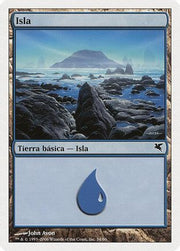 Island (Spanish) - "Isla" (H34) (PSAL-H34) - Magic Encyclopedia 2005 (Salvat/Hachette)