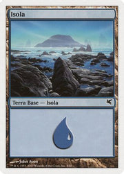 Island (Italian) - "Isola" (E8) (PSAL-0E8) - Magic Encyclopedia 2005 (Salvat/Hachette)