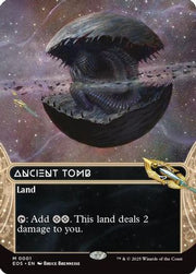 Ancient Tomb (0001) (Borderless) (EOS-001) - Edge of Eternities: Stellar Sights Foil