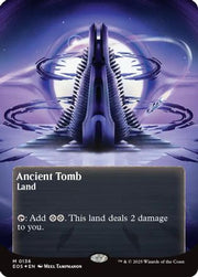 Ancient Tomb (0136) (Borderless) (Galaxy Foil) (EOS-136) - Edge of Eternities: Stellar Sights Foil