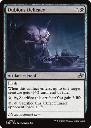 Dubious Delicacy (EOE-096) - Edge of Eternities Foil
