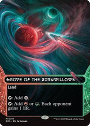 Grove of the Burnwillows (0017) (Borderless) (EOE-017) - Edge of Eternities Foil