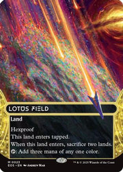 Lotus Field (0023) (Borderless) (EOE-023) - Edge of Eternities Foil