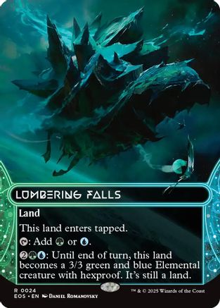 Lumbering Falls (0024) (Borderless) (EOE-024) - Edge of Eternities
