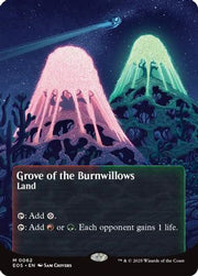 Grove of the Burnwillows (0062) (Borderless) (EOE-062) - Edge of Eternities