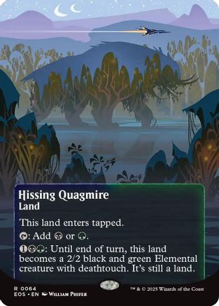 Hissing Quagmire (0064) (Borderless) (EOE-064) - Edge of Eternities Foil
