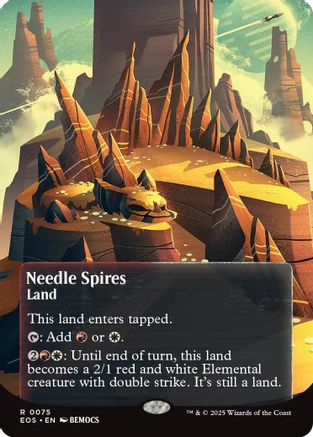 Needle Spires (0075) (Borderless) (EOE-075) - Edge of Eternities