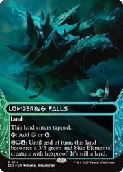 Lumbering Falls (0114) (Borderless) (Galaxy Foil) (EOE-114) - Edge of Eternities Foil