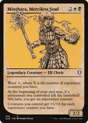 Minthara, Merciless Soul (CLB-432) - Commander Legends: Battle for Baldur's Gate: (Showcase) Foil