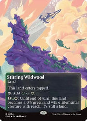 Stirring Wildwood (0174) (Borderless) (Galaxy Foil) (EOE-174) - Edge of Eternities Foil