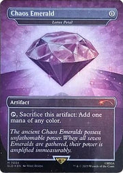 Chaos Emerald - Lotus Petal (7034) (SLD-7034) - Secret Lair Drop Series Foil