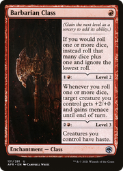 Barbarian Class (AFR-131) - Adventures in the Forgotten Realms Foil