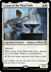 Loran of the Third Path (BLC-143) - Bloomburrow Commander