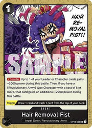 Hair Removal Fist (OP12-098) - Legacy of the Master Release Event Cards