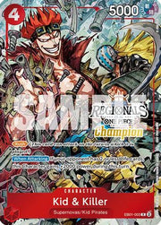Kid & Killer (Online Regional Champion Card Set 2025 Vol.2) (EB01-003) - One Piece Promotion Cards Foil