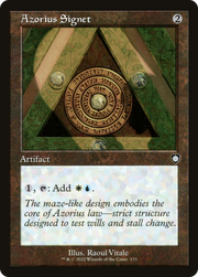Azorius Signet (BRC-133) - The Brothers' War Commander
