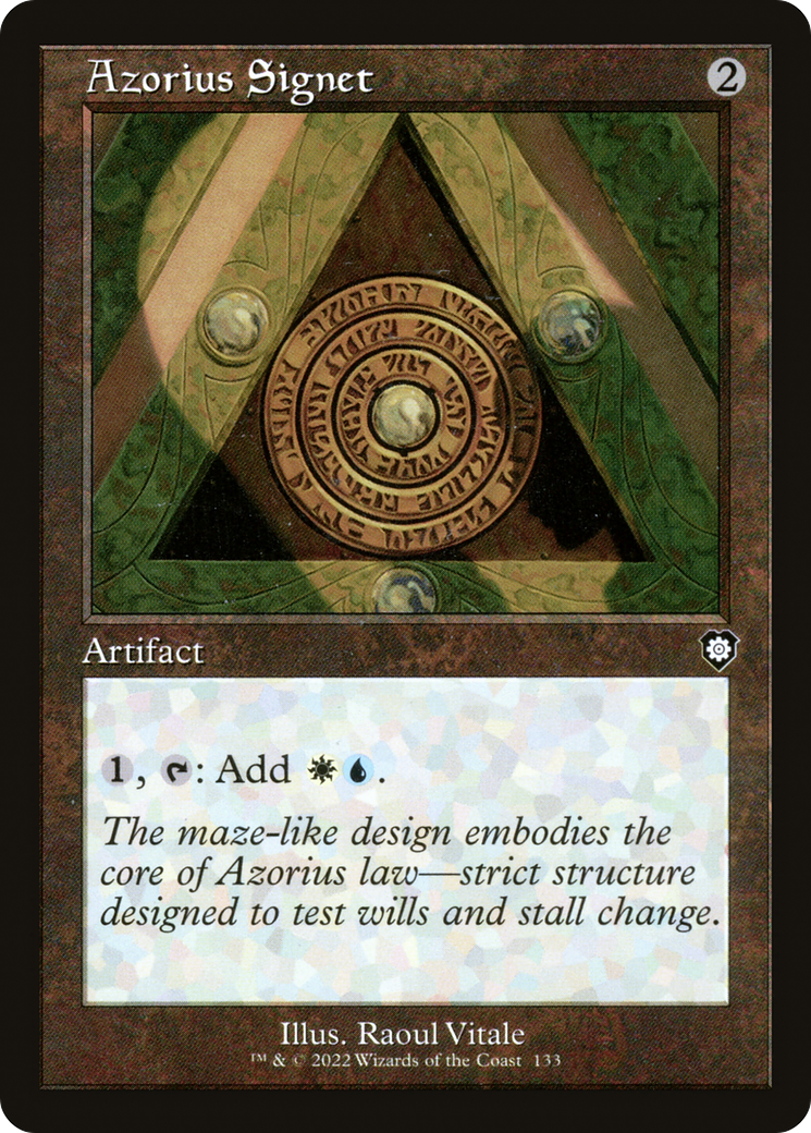 Azorius Signet (BRC-133) - The Brothers' War Commander