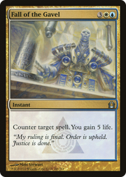 Fall of the Gavel (RTR-161) - Return to Ravnica Foil