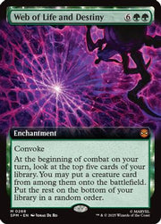 Web of Life and Destiny (Extended Art) (SPM-268) - Marvel's Spider-Man Foil