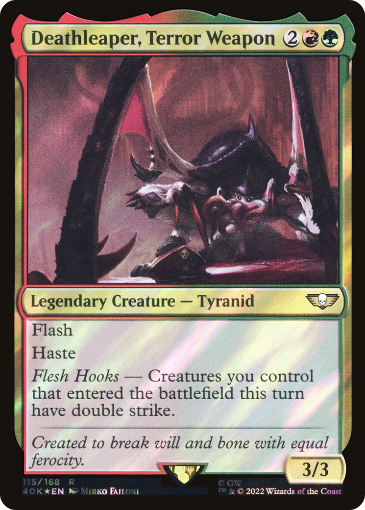 Deathleaper, Terror Weapon (40K-115) - Warhammer 40,000 Commander Foil